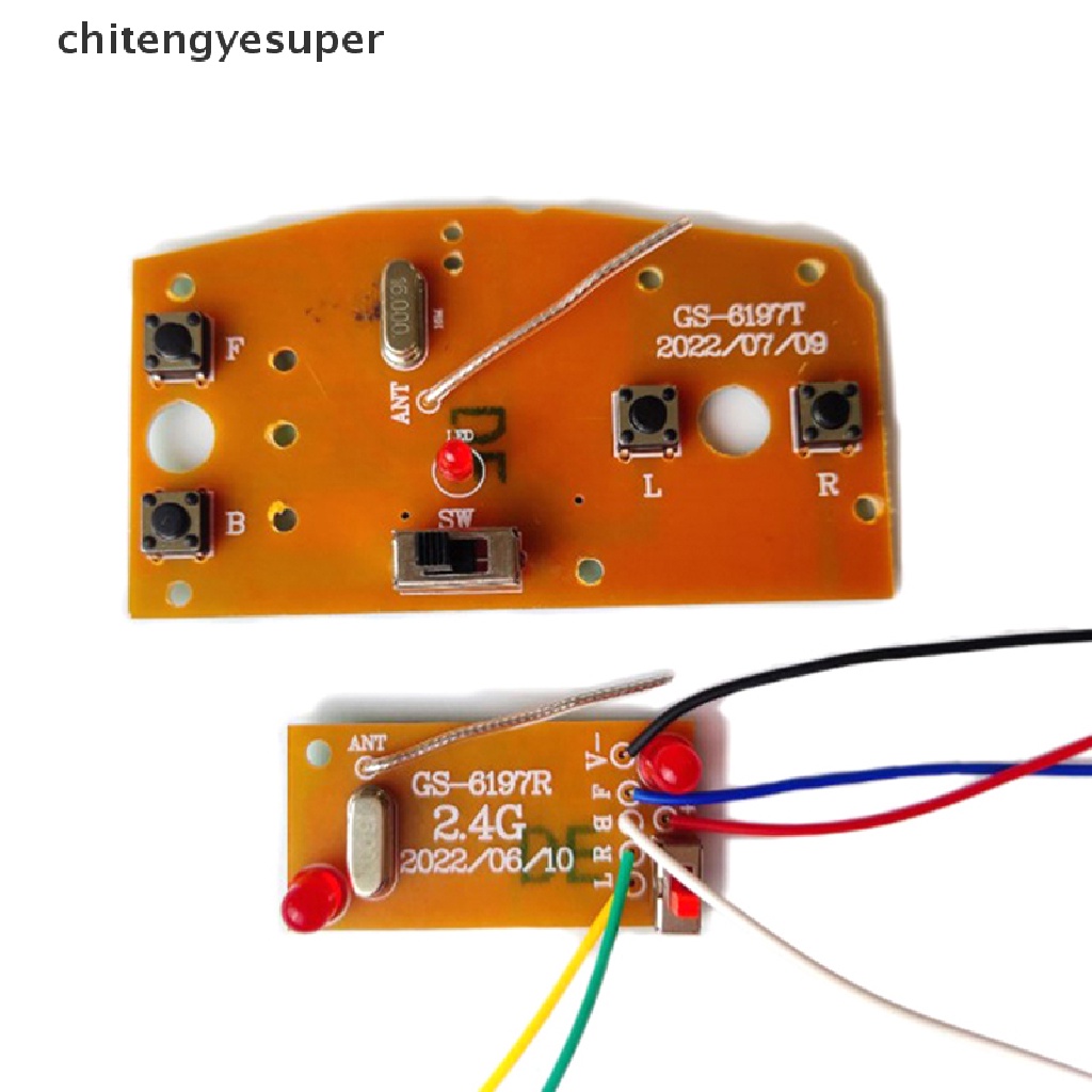 1 Bộ Bảng Mạch Thu Tín Hiệu Điều Khiển Từ Xa 2.4G 4CH Cho Xe Hơi Điều Khiển Từ Xa