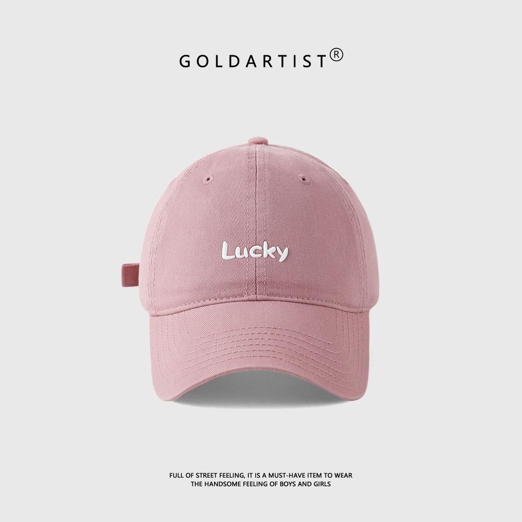 Mũ Lưỡi Trai Nhiều Phong Cách Màu Hồng Thêu Chữ Cho Nữ