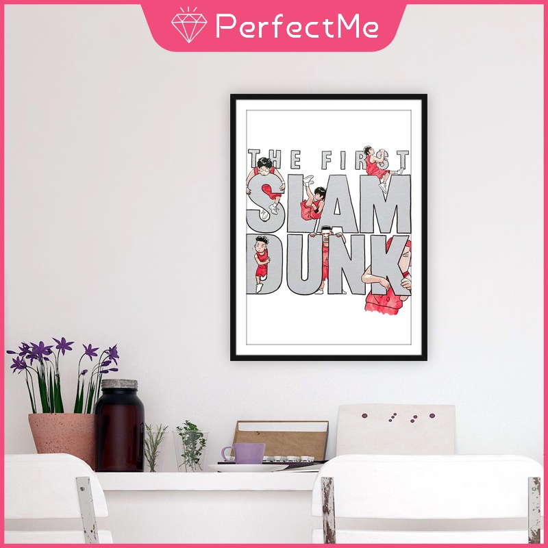 Bộ Tranh Đính Đá 5D Họa Tiết Hoạt Hình Slam Dunk Độc Đáo Kích Thước 30x40cm Diy Dùng Trang Trí Nhà Cửa