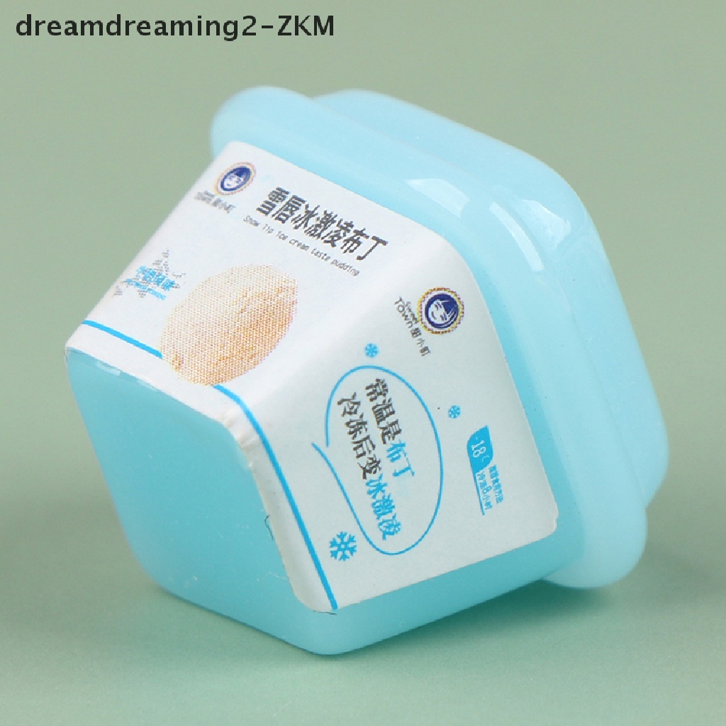 Set 5 Mô Hình Chai Kem / Pudding Mini Trang Trí Nhà Búp Bê / Tiểu Cảnh
