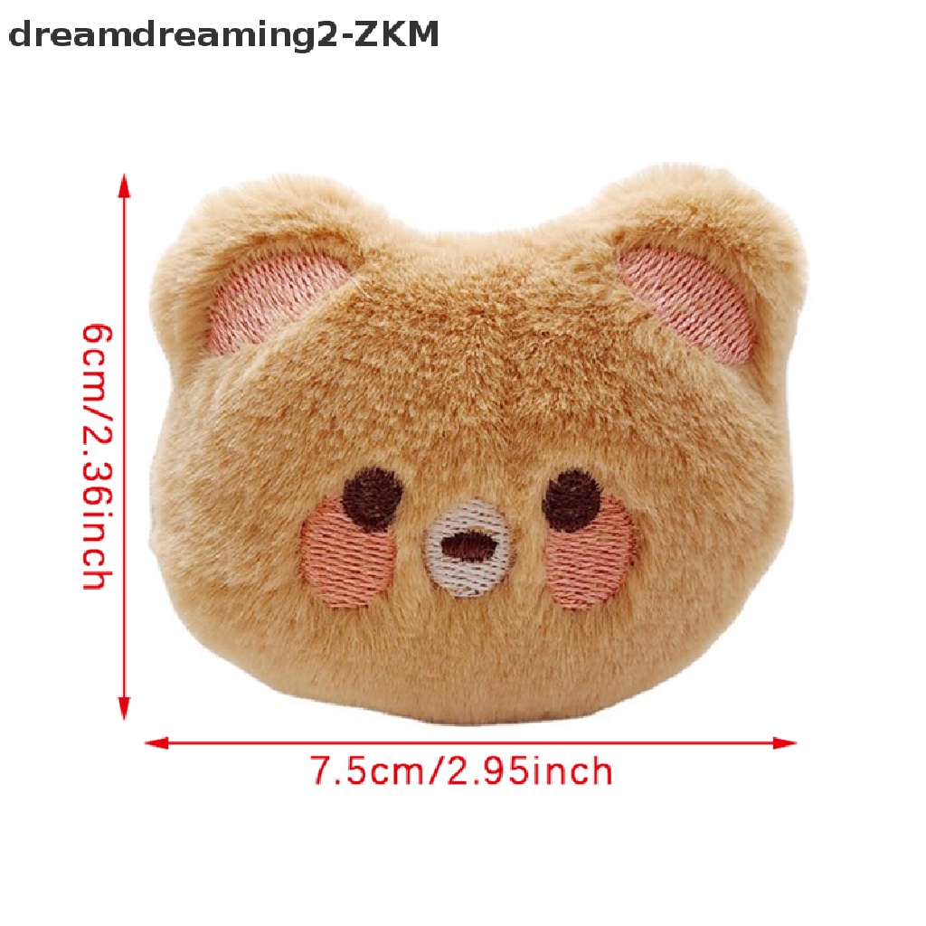 [Dreaming] Ghim Cài Áo Hình Gấu Hoạt Hình / Dâu Tây Phủ Lông Dễ Thương Thời Trang Nữ Và Trẻ Em [zkm]