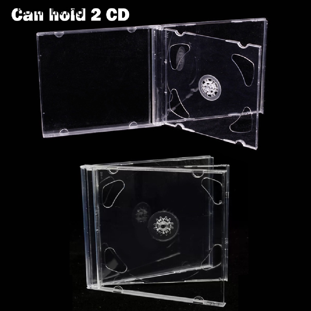 Hộp Đựng Đĩa CD DVD Trong Suốt Siêu Mỏng Tiện Dụng