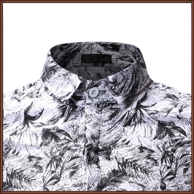 Áo Sơ Mi Ngắn Tay In Họa Tiết Cá Tính Theo Phong Cách Mùa Hè Dành Cho Nam