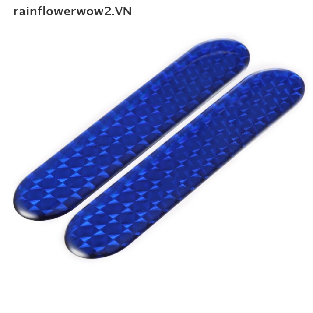 1 Cặp Miếng Dán Phản Quang Cảnh Báo An Toàn Cho Cửa Xe Hơi Xe Máy