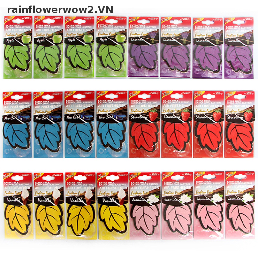 6 Phụ Kiện Vanilla Tự Nhiên Có Mùi Thơm Làm Mát Không Khí Cho Xe Hơi