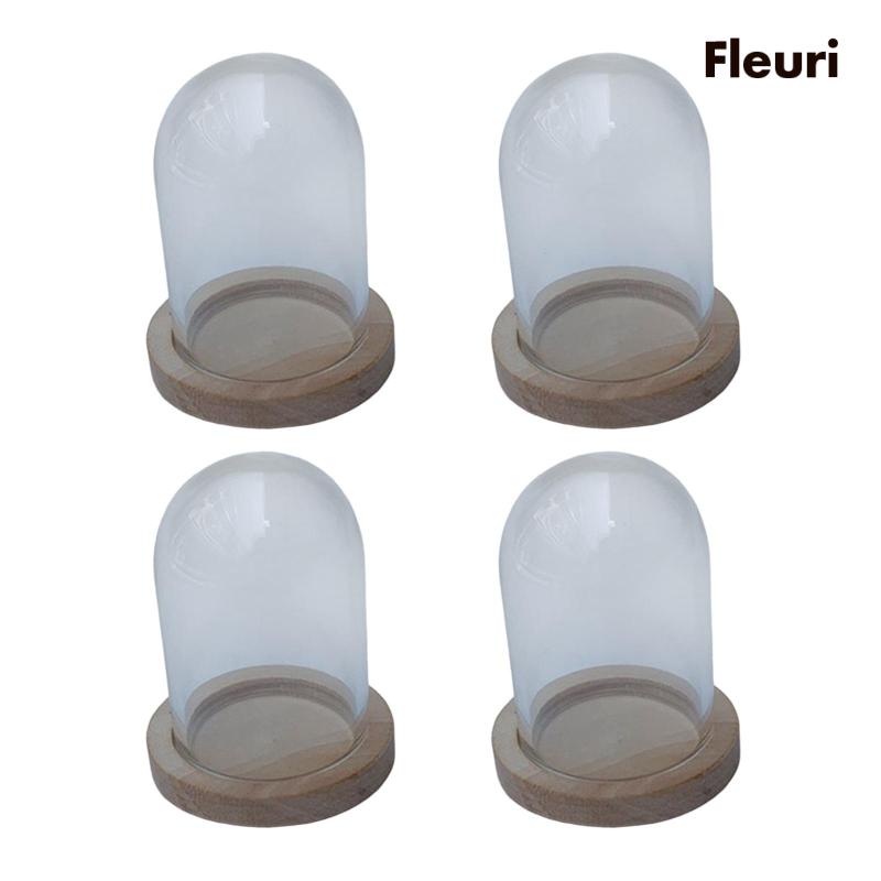 Hộp Thủy Tinh Đựng Chuông Vòm Trưng Bày Trang Trí Nhà Cửa / Tiệc Cưới / Valentine DIY