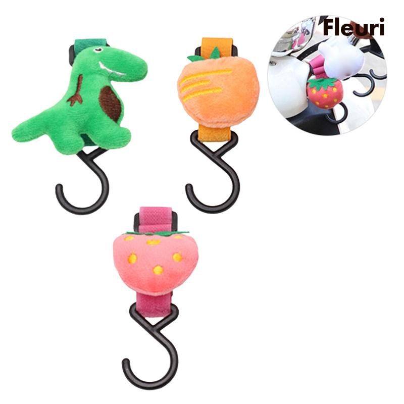 Bộ 3 Dây Đai Giá Đỡ Gắn Tay Lái Xe Đạp / Xe Máy Điện Có Móc Tiện Dụng