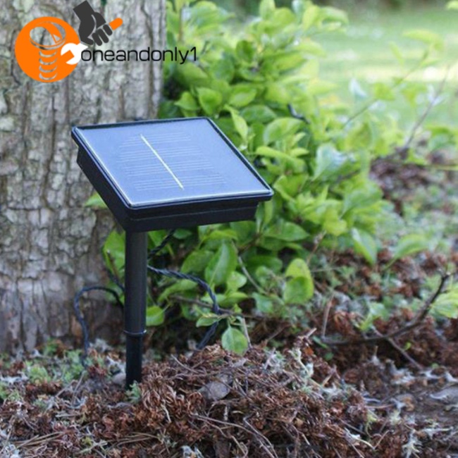 Dây Đèn Led 8 Chế Độ Hình Chiếc Lá Màu Xanh Lá Có Thể Sạc Lại Dùng Trang Trí Vườn / Ban Công