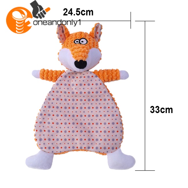 Đồ Chơi Nhồi Bông Chống Cắn Hình Động Vật Cho Thú Cưng