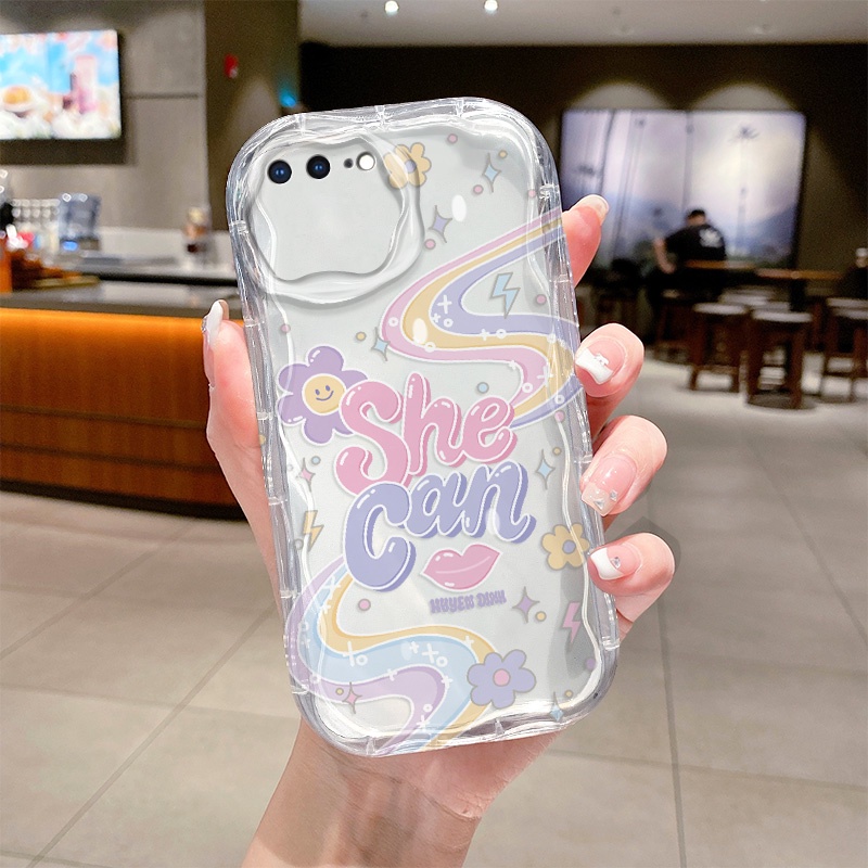 Ốp lưng iPhone 7 Plus ốp lưng iPhone 8 Plus iPhone 6 Plus Ốp Điện Thoại tpu Dẻo In Chữ Tiếng Anh / Hoạt Hình Cho iPhone 6 Plus iPhone 6splus iPhone 7Plus iPhone8Plus NYW
