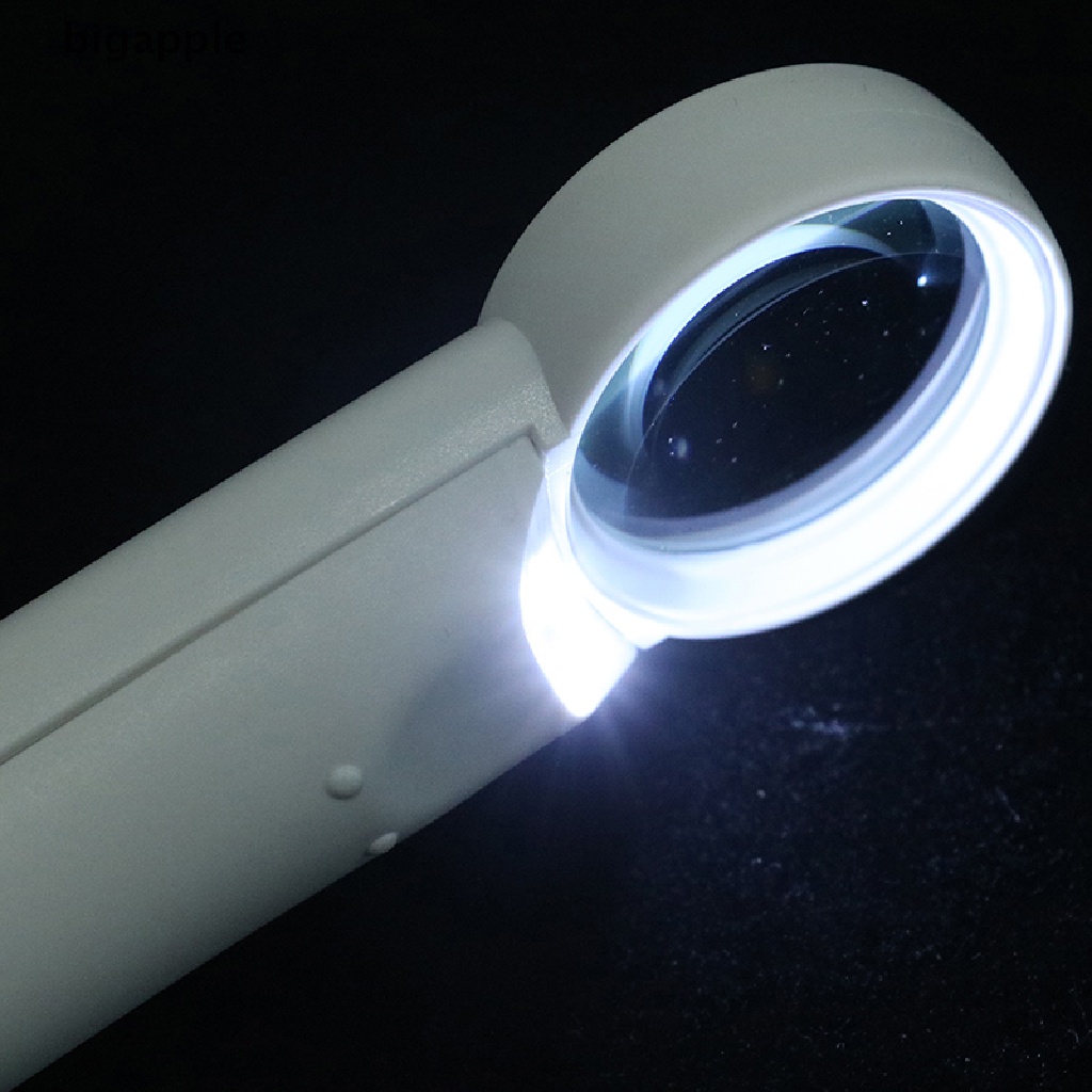 Bigapple Kính Lúp Cầm Tay 15x 2 Đèn led Dùng Để Sửa Chữa Trang Sức RDG