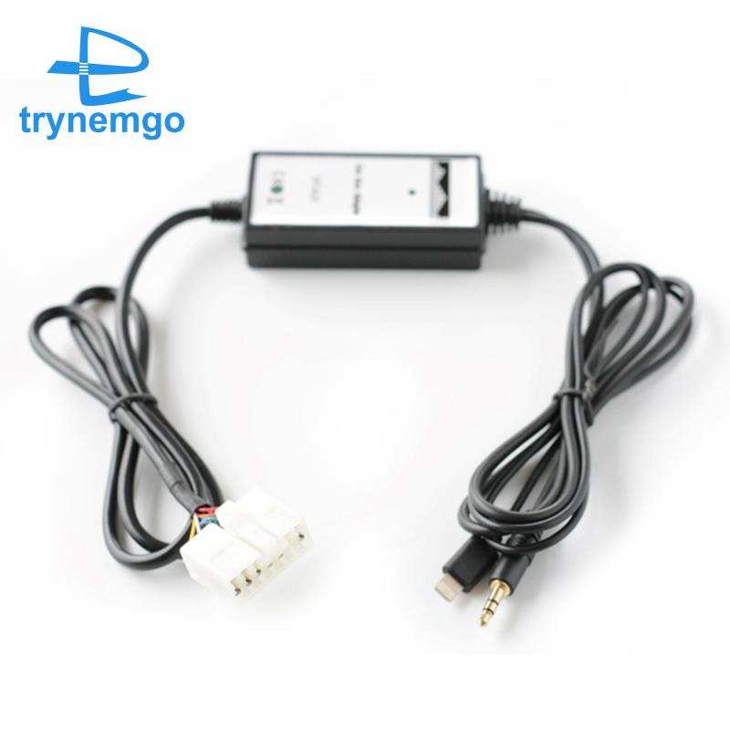 Thiết Bị Chuyển Đổi Âm Thanh AUX 5 + 7 PiN Chuyên Dụng Cho Xe Hơi Toyota Camry Corolla RAV4 Yaris Lexus IS 200 GS