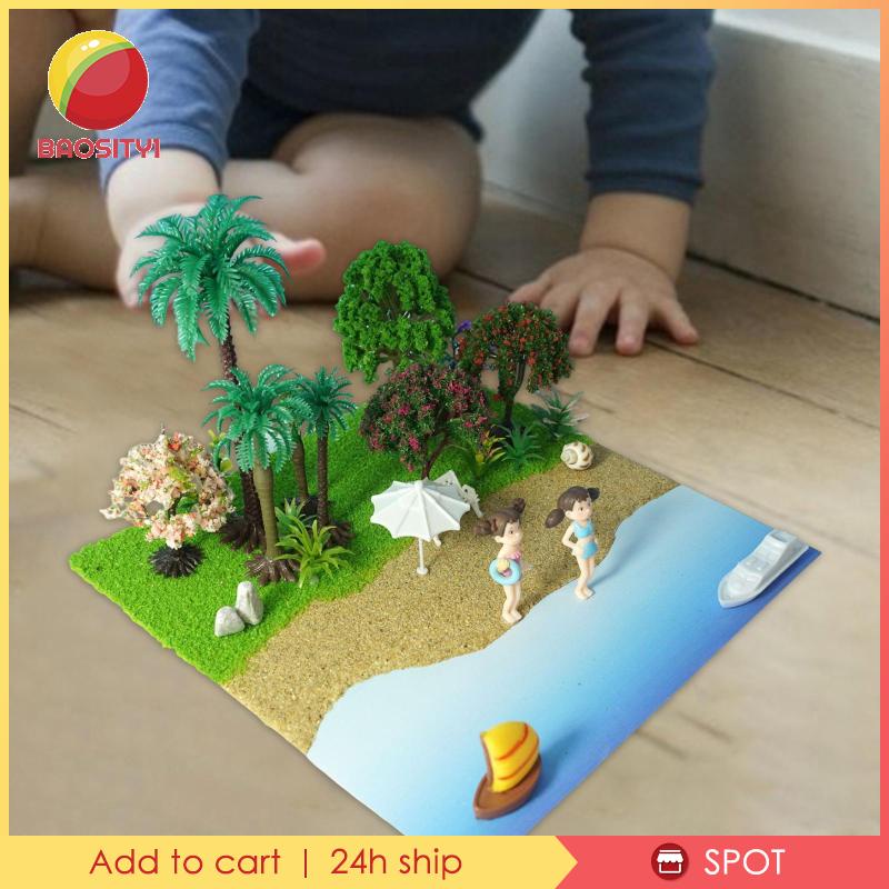 [Baosity1] Mô Hình Bãi Biển Trưng Bày Cảnh Quan Để Bàn diy