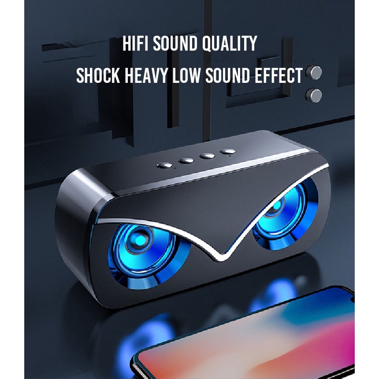 Kaimeidi Loa Bluetooth Không Dây mini Âm Thanh Siêu Trầm Chất Lượng Cao