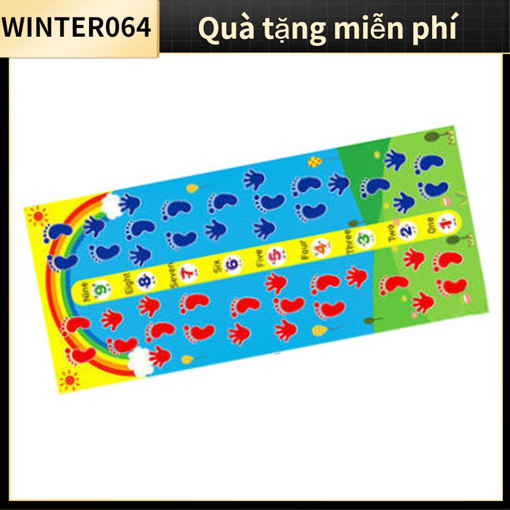 Winter064 Thảm Tập Bò Cho Trẻ Em Trò Chơi Chống Nước Vải Gia Đình