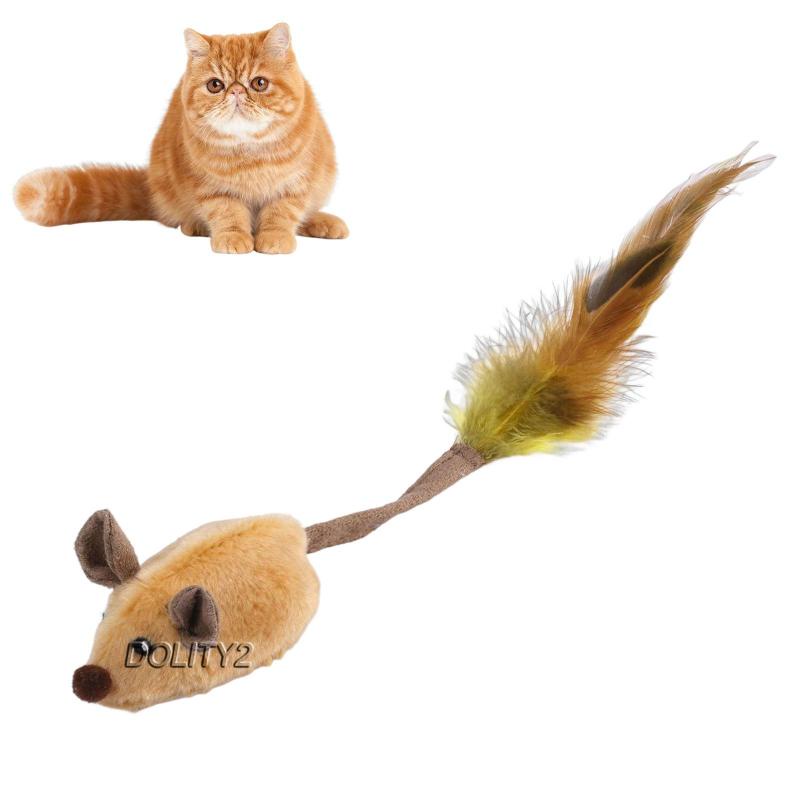 [Dolity2] Đồ Chơi Tương Tác Với Mèo / Chuột Bông Phát Ra Tiếng Kêu