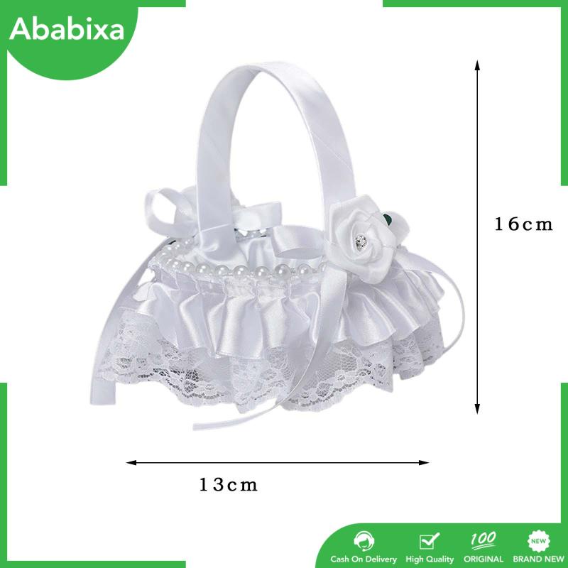 Giỏ Đựng Đồ Dùng Có Tay Cầm Độc Đáo Trang Trí Tiệc Cưới / Nhà Thờ