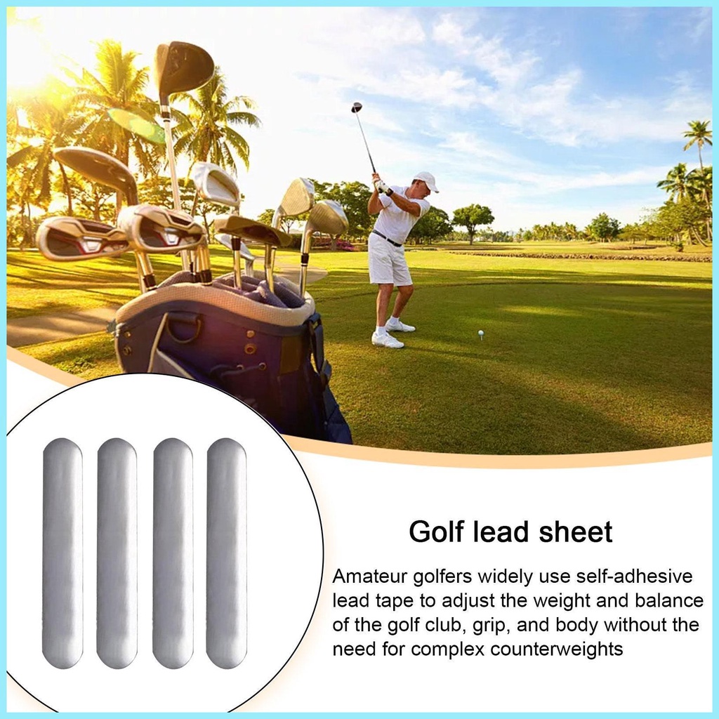 Băng Keo Dán Chì Hỗ Trợ Tập Luyện Đánh Golf / Tennis Có Thể Tái Sử Dụng