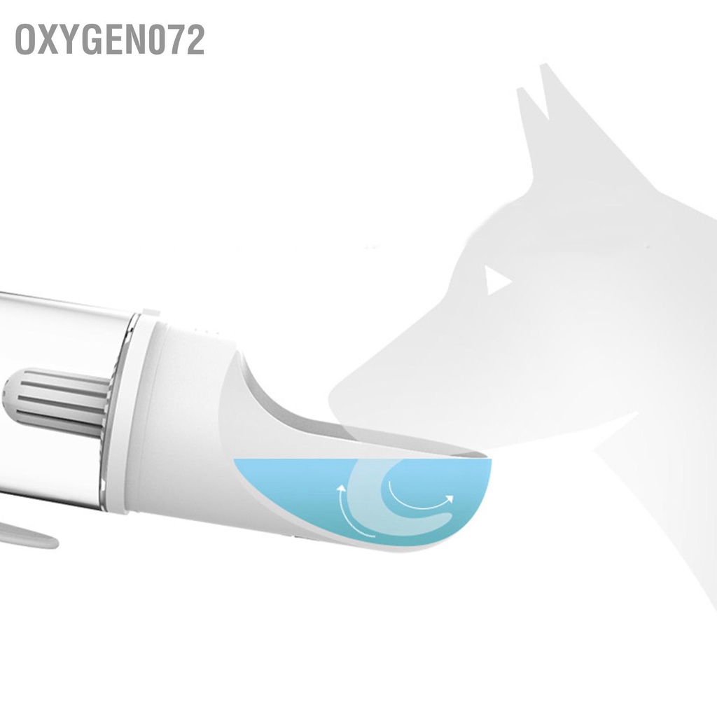 Oxygen072 Bình Nước Đa Năng Di Động Cho Chó Không Chứa BPA Du Lịch Thú Cưng Đi Bộ Ngoài Trời 330Ml