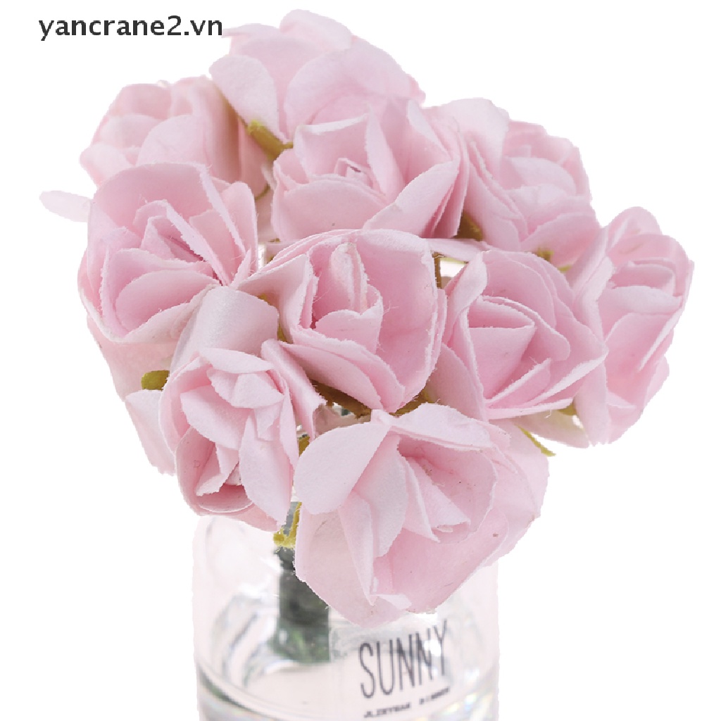 Bình Thủy Tinh Cắm Hoa Hồng Tỉ Lệ 1 / 12 Trang Trí Nhà Búp Bê yancrane2.vn