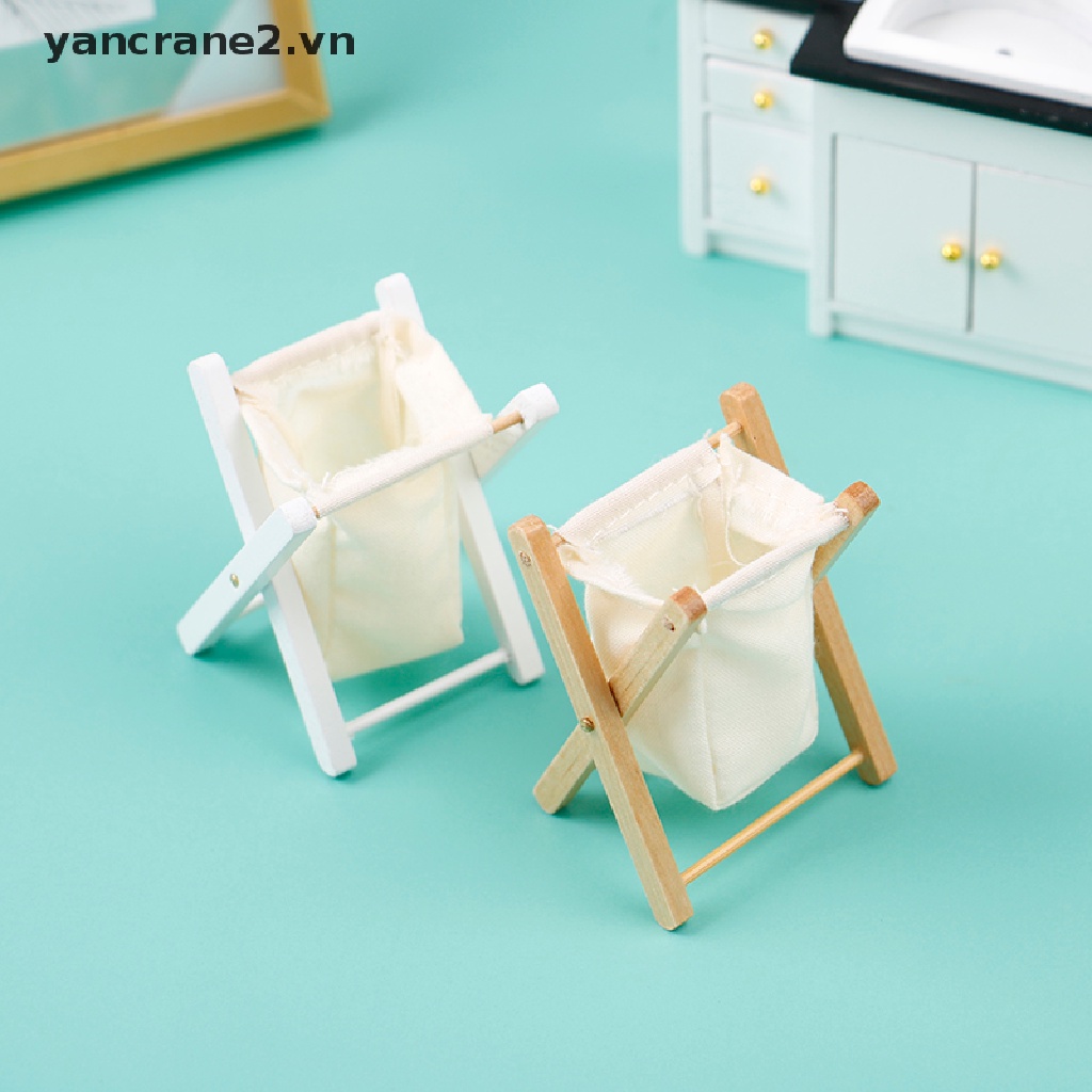 Giỏ Đựng Quần Áo Gấp Gọn Tiện Dụng Cho Nhà Búp Bê 1 / 12 yancrane2.vn