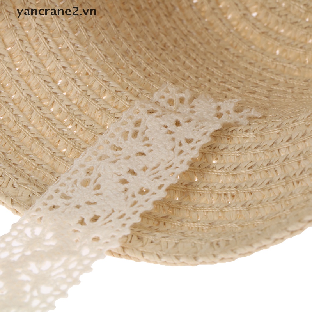 Mũ Rơm Thu Nhỏ Dễ Thương Có Dây Buộc DIY {YAN2} {yancrane2.vn} Cho Búp Bê