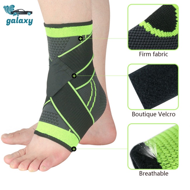 Galaxy Tất Thể Thao Bảo Vệ Mắt Cá Chân Bằng Nylon Thoáng Khí Thoải Mái