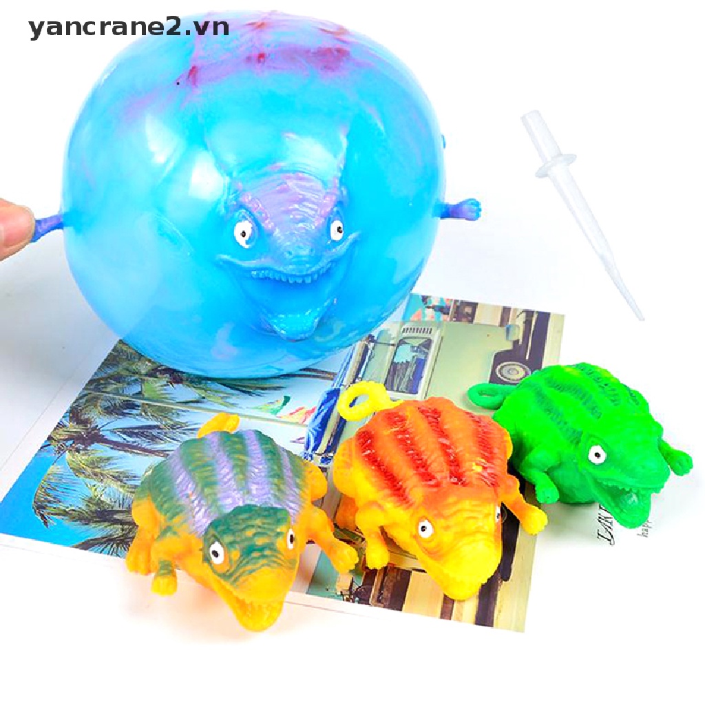 1 Đồ Chơi Bong Bóng Bơm Hơi Mềm Chống Căng Thẳng Hình Khủng Long Dùng Làm Quà Tặng / Trang Trí Tiệc yancrane2.vn