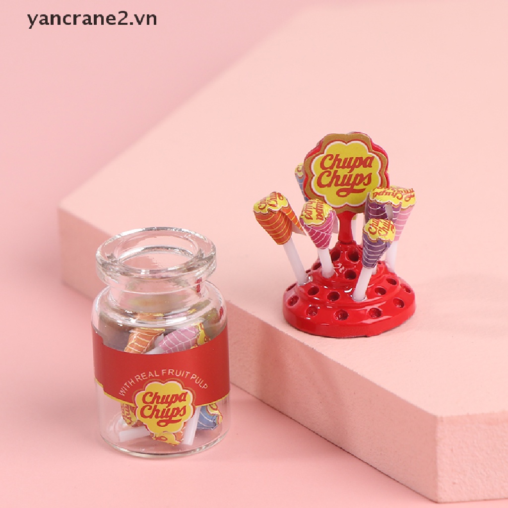 Kẹo Mút Đồ Chơi Mini Kèm Hộp Đựng Kẹo Cho Nhà Búp Bê {yancrane2.vn} {YAN2}