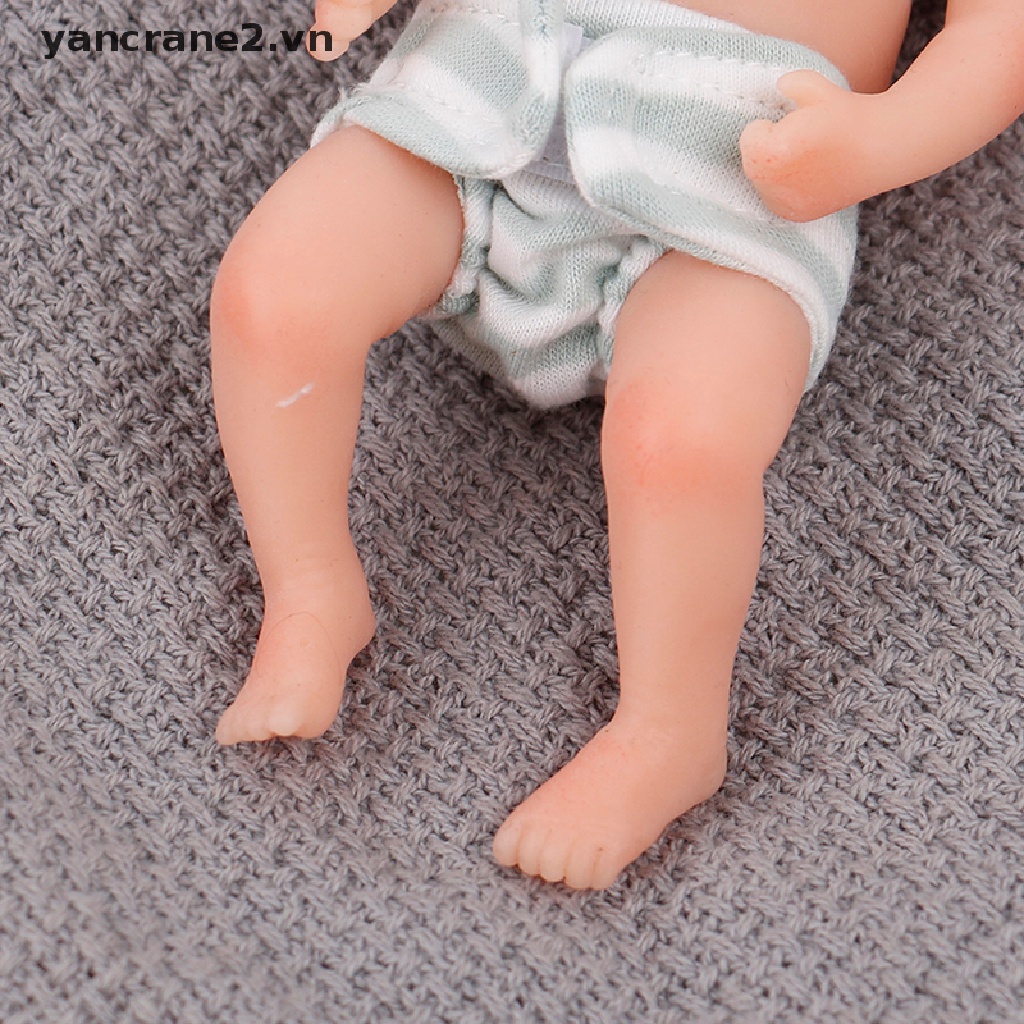 Búp Bê Bé Gái Sơ Sinh Mini Bằng Silicone 15cm {yancrane2.vn}