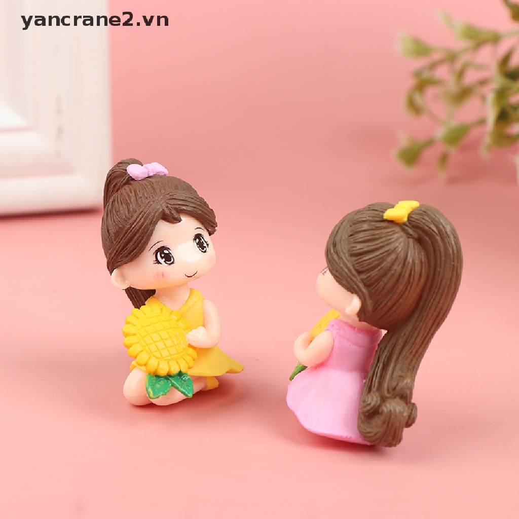 Đồ trang trí Hoa Hướng Dương Bằng Nhựa Resin Thủ Công Thu Nhỏ Xinh Xắn {yancrane2.vn} {YAN2}