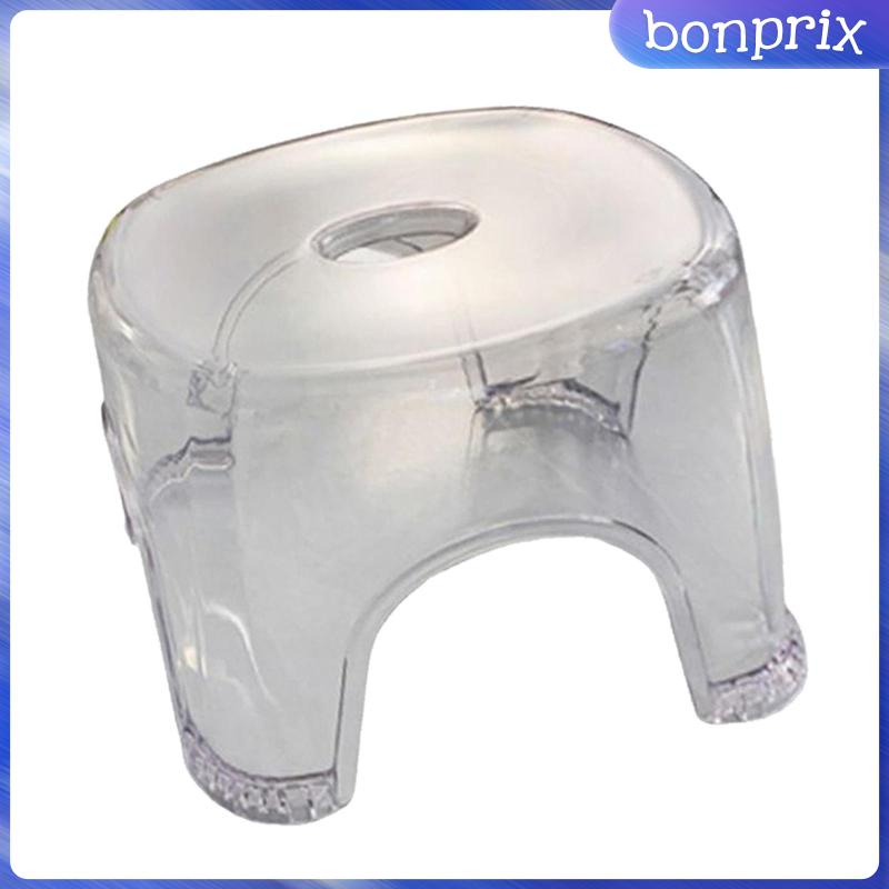 [Bon] Ghế Đẩu Gác Chân Bằng Acrylic Trong Suốt Chống Trượt Đa Năng Nhỏ Gọn Cho Phòng Tắm Bé Trai