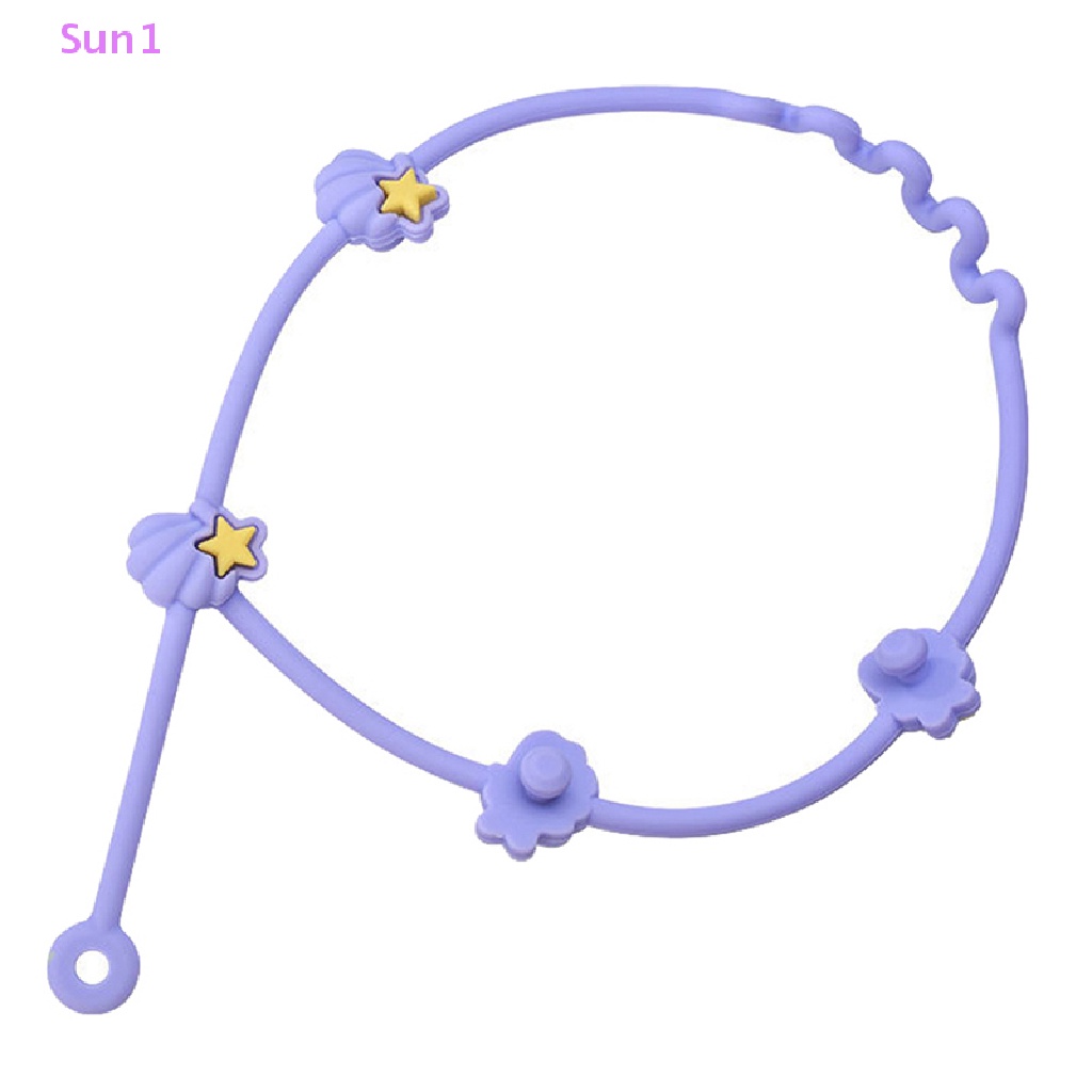 Sun1 &gt; Dây Đeo Núm Vú Giả Chống Thất Lạc Bằng Silicon Mềm Có Thể Điều Chỉnh Cho Bé Sơ Sinh