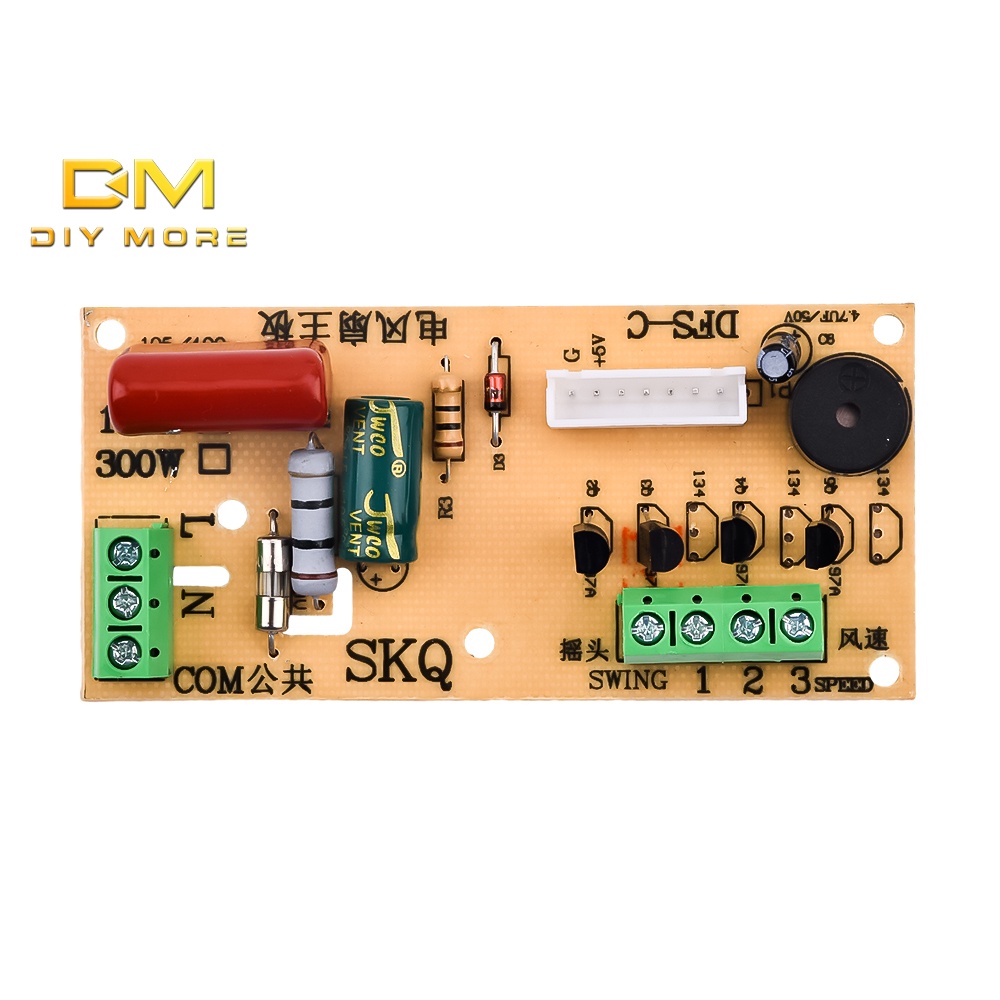 DIYMORE Bảng Mạch Điều Khiển Quạt Điện Kèm Điều Khiển Từ Xa Diy
