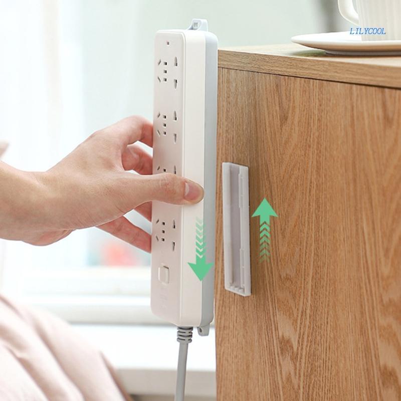 [CH *] Giá Đỡ Cố Định Ổ Cắm Điện Dán Tường Tự Dính Không Cần Đục Lỗ