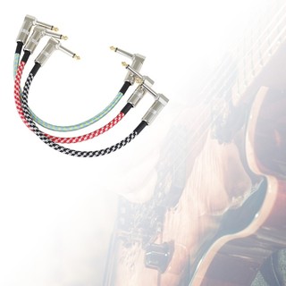 To Right Angle Guitar Patch Cable Plug Cáp vá chuyên nghiệp cho bàn đạp đàn Guitar