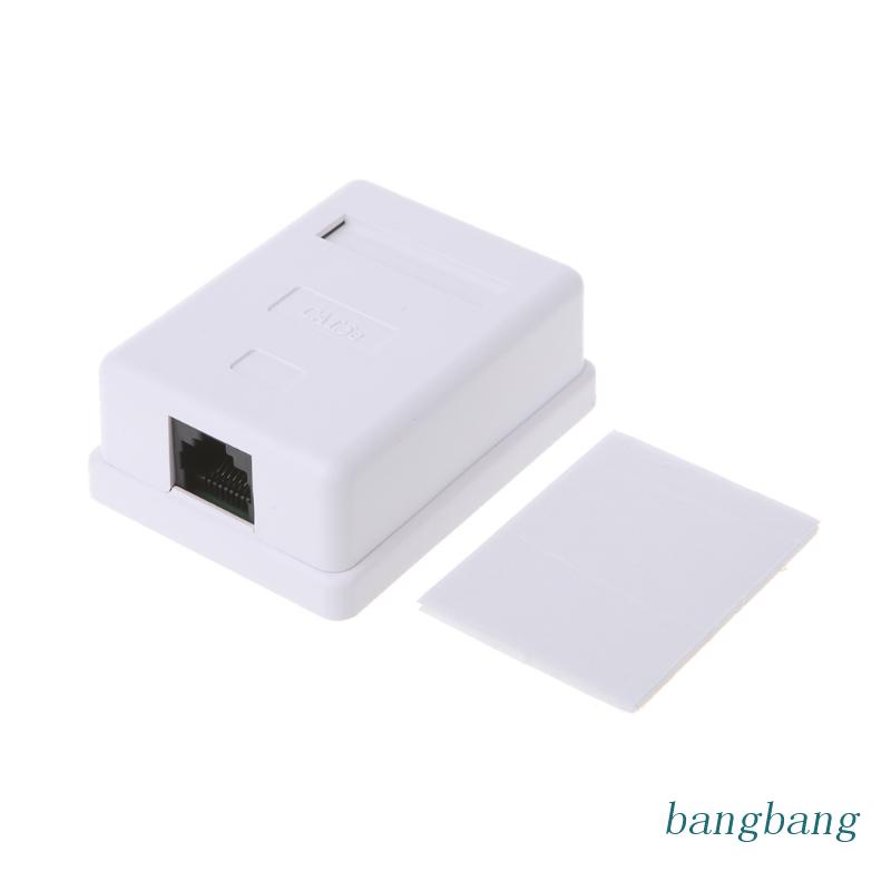Đầu Nối Đơn Cổng RJ45 Cat5e Gắn Tường Không Khiên Chuyên Dụng