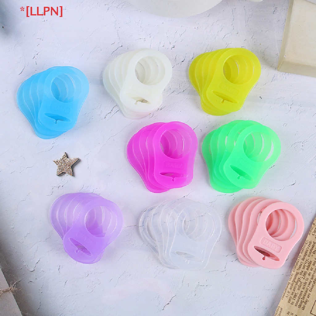 Set 5 Kẹp Núm Ti Giả Bằng Silicon Cho Bé