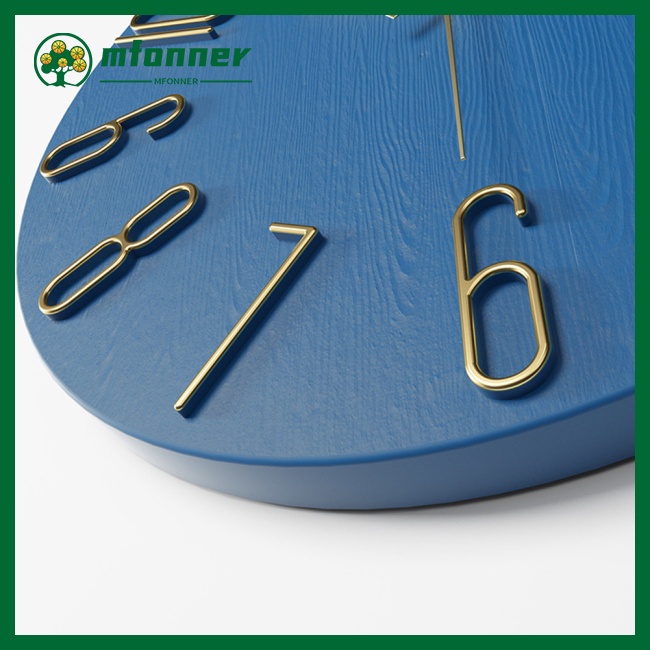 Đồng Hồ Báo Thức Hình Tròn 12 &quot;Không Ồn Không Tiếng Ồn Dùng Trang Trí Phòng Khách / Phòng Ngủ / Văn Phòng