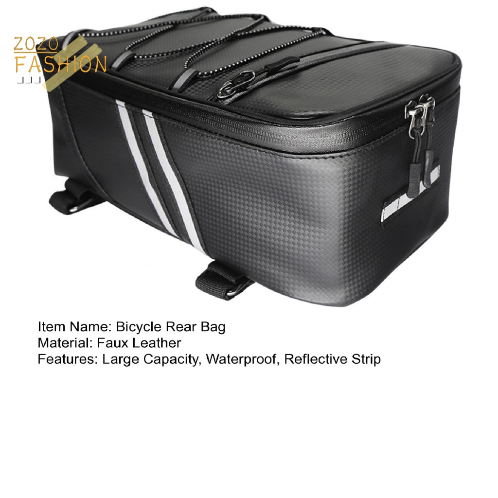 1 Bộ Túi Đựng Đồ Dùng Gắn Yên Sau Xe Đạp Cỡ Lớn Tiện Dụng