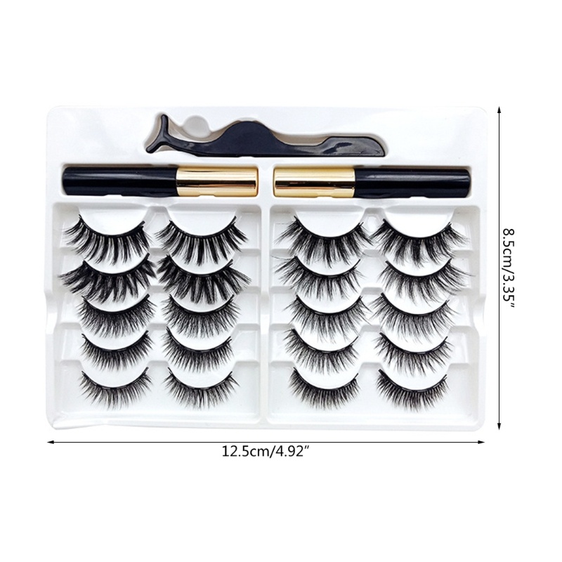 Set Lông Mi Giả Từ Tính Kèm Bút Kẻ Mắt Và Nhíp Có Thể Tái Sử Dụng