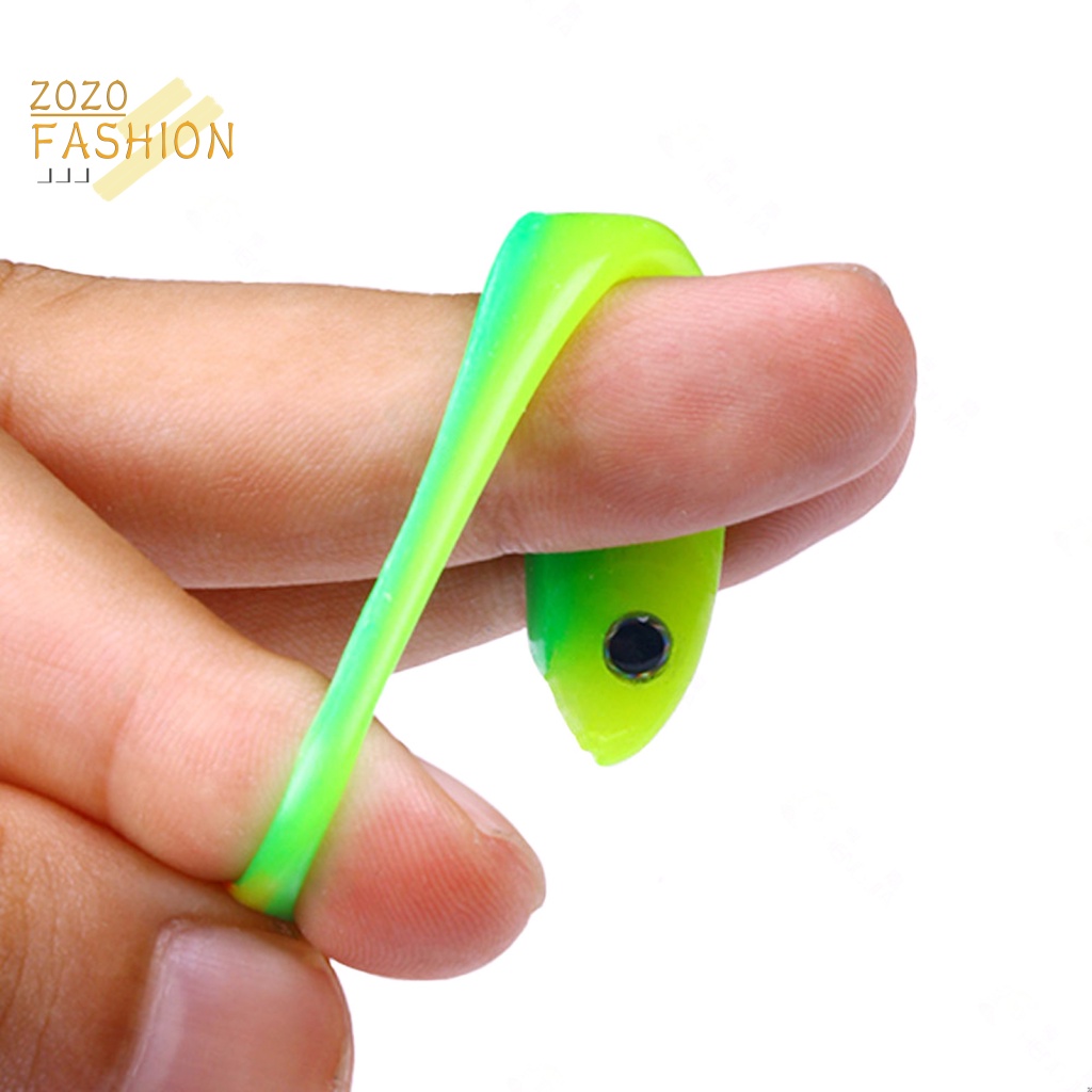 Set 5 Phụ Kiện Câu Cá Bằng Silicon Mềm Bền Bỉ Màu Sắc Tươi Sáng