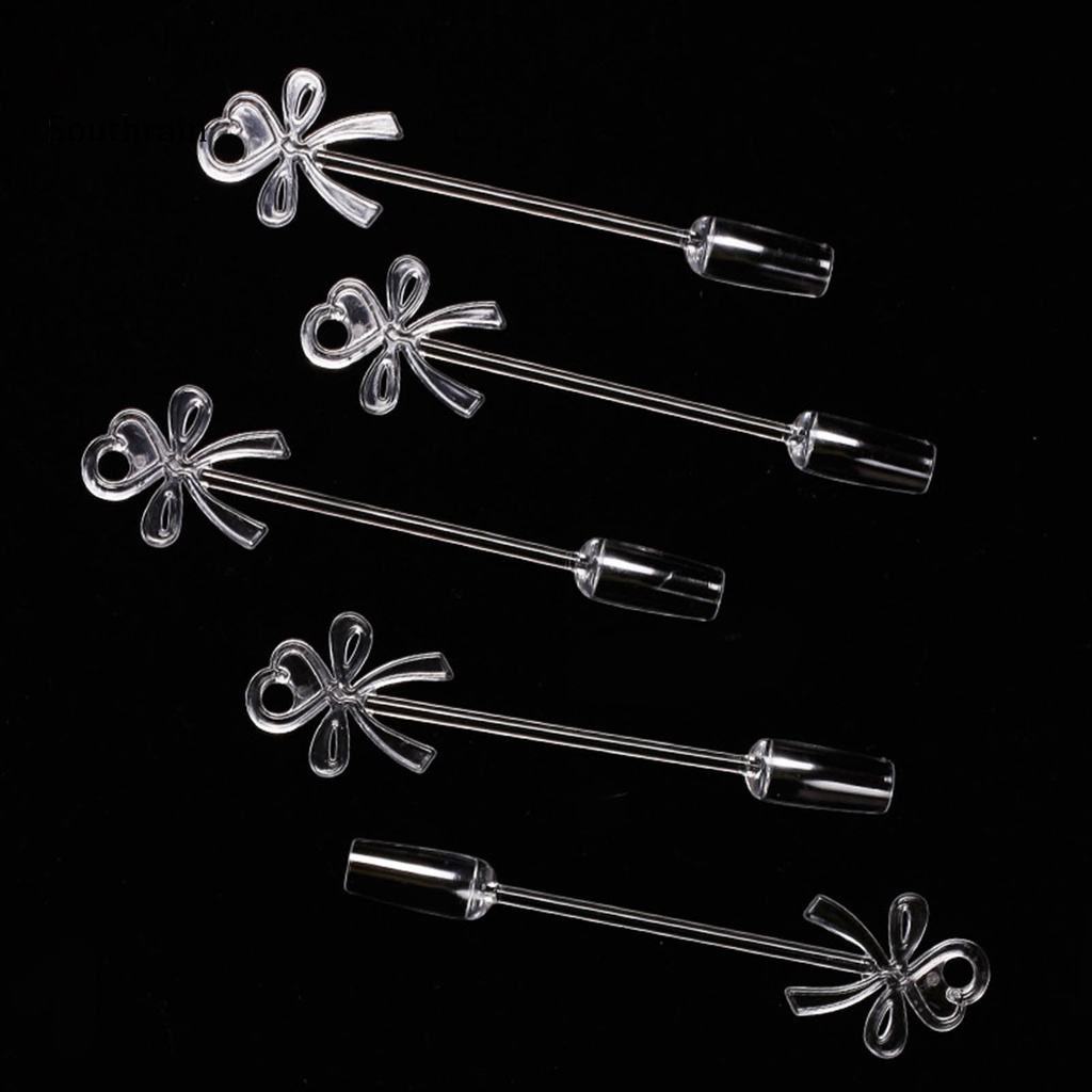 Set 24 Thẻ Nhựa PP Đính Nơ Trưng Bày Móng Tay Giả DIY