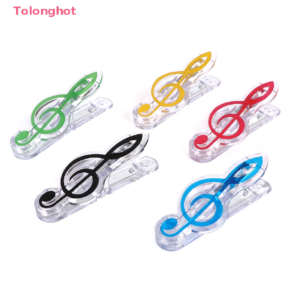 Bộ 5 Kẹp Giấy Mini Hình Nốt Nhạc Xinh Xắn