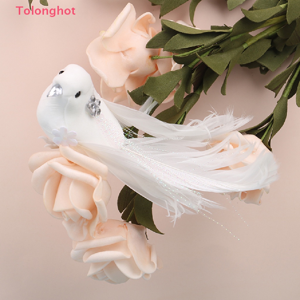 1 Chú Chim Bằng Xốp Nhân Tạo Trang Trí Cây Thông Giáng Sinh DIY