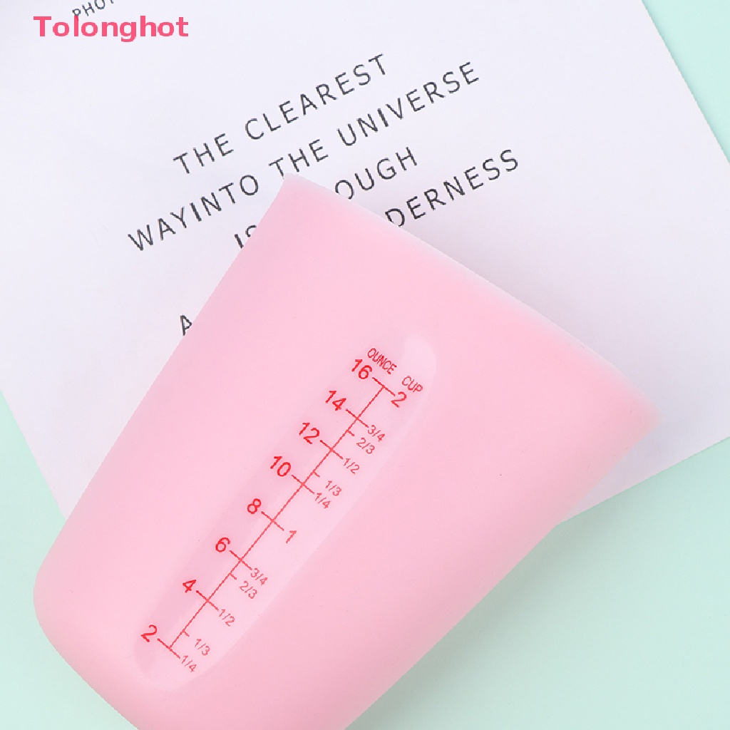 Cốc Đo Lường Silicone 250 / 500ml Tiện Dụng Cho Nhà Bếp