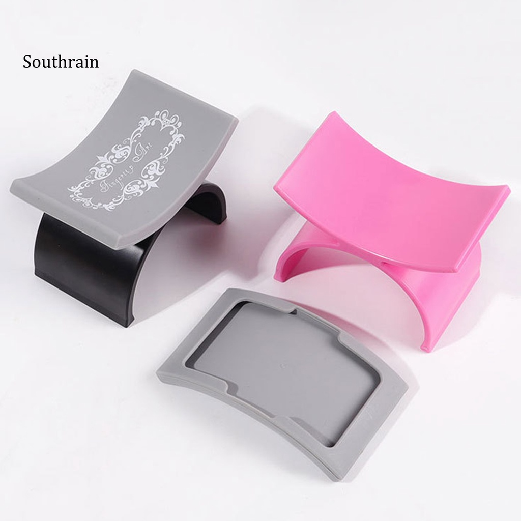 Gối Kê Tay Làm Móng Nghệ Thuật Hình Chữ U Chất Liệu ABS Chống Thấm Nước / Trượt