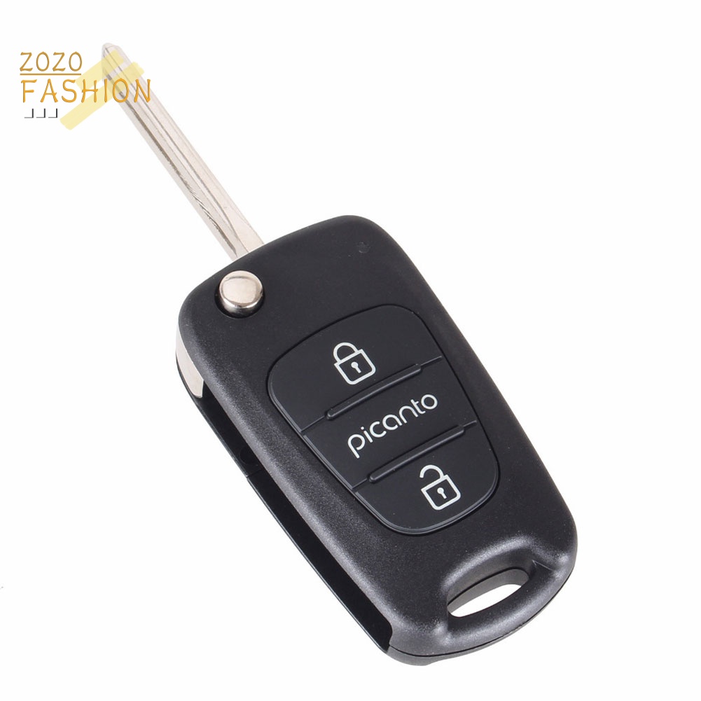 Vỏ Bọc Chìa Khóa Điều Khiển 3 Nút Thay Thế Cho Xe Hơi Kia Picanto
