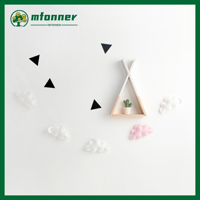 Rèm Cửa Cotton Hình Đám Mây Trang Trí Phòng Ngủ