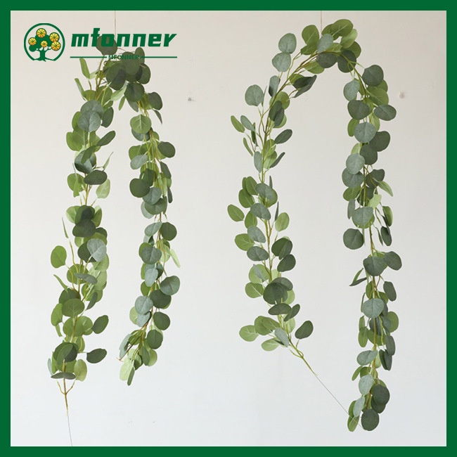 Dây Lá Bạch Đàn Nhân Tạo Dài 2M Dùng Trang Trí Tường Độc Đáo